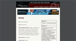 Desktop Screenshot of dzi.ostatnidzwonek.pl