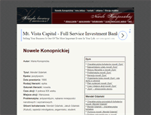 Tablet Screenshot of ok.ostatnidzwonek.pl